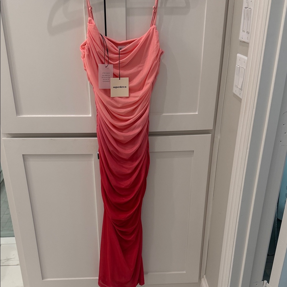 Superdown Ombre Pink Maxi Dress